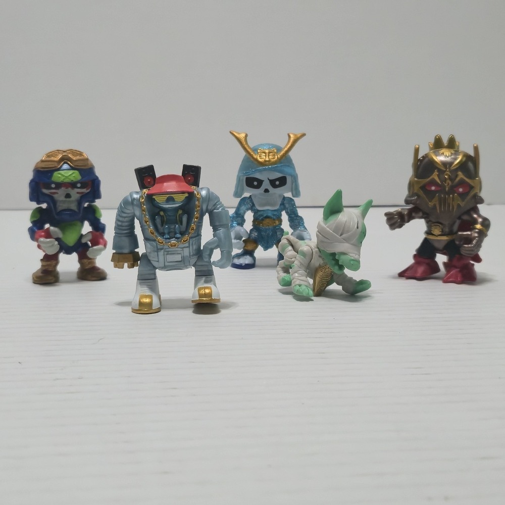 Treasure X Figure Lot: Cosmic Knight, Exis Shadow Army, Frog Chomp Mech & More